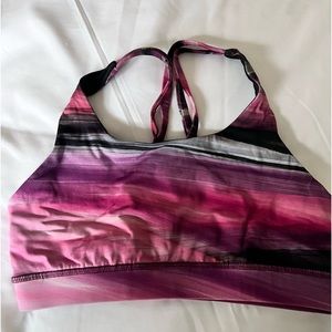 Lululemon Energy Bra Central Saint Martins Nulux Tulle Energy Bra Multi - size 6